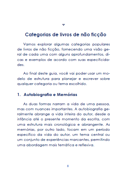 Guia prático para PLANEJAR E ESCREVER UM LIVRO DE NÃO FICÇÃO - Imagem 8